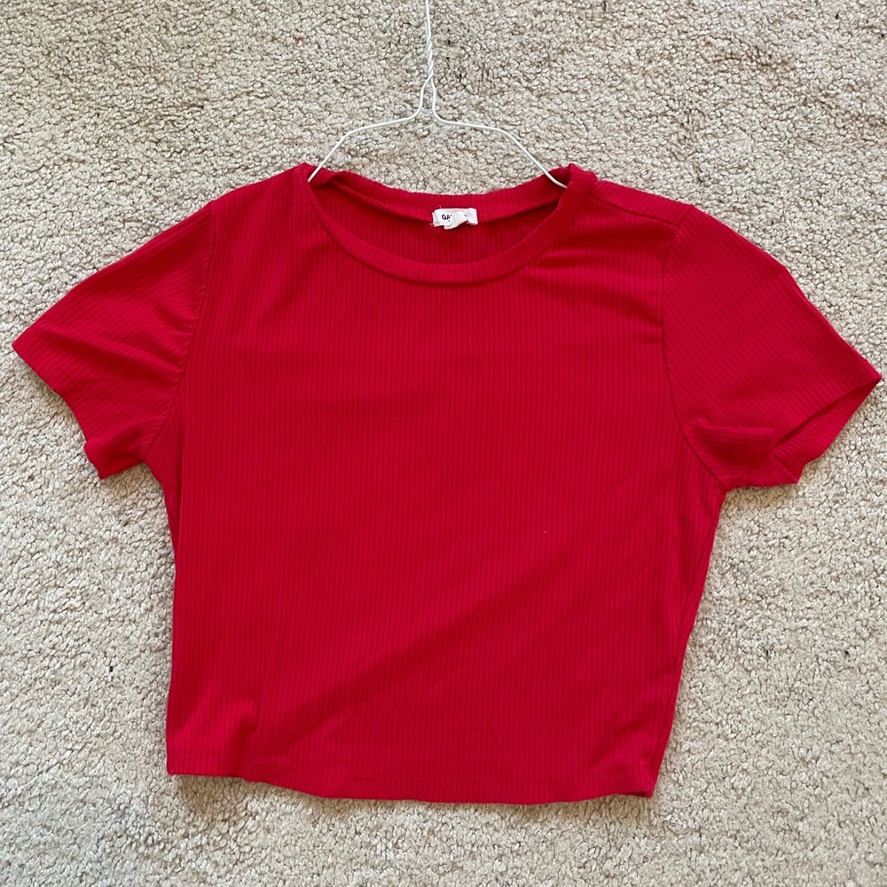 Garage Red Crop Top